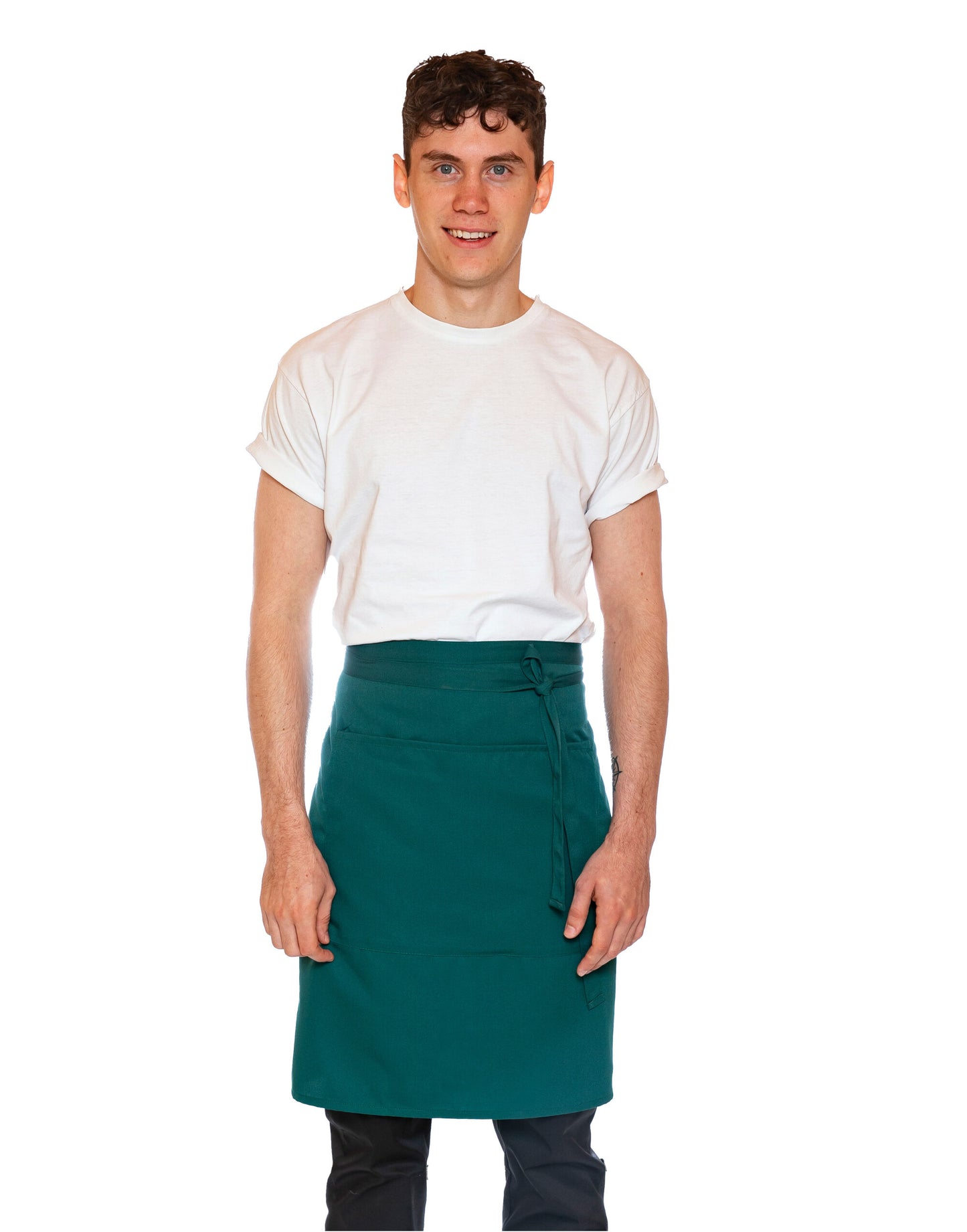 Recycled Waist Apron With Pocket