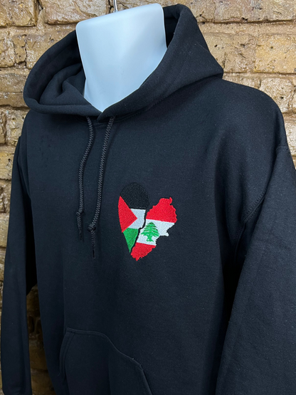 Love Palestine x Lebanon Hoodie