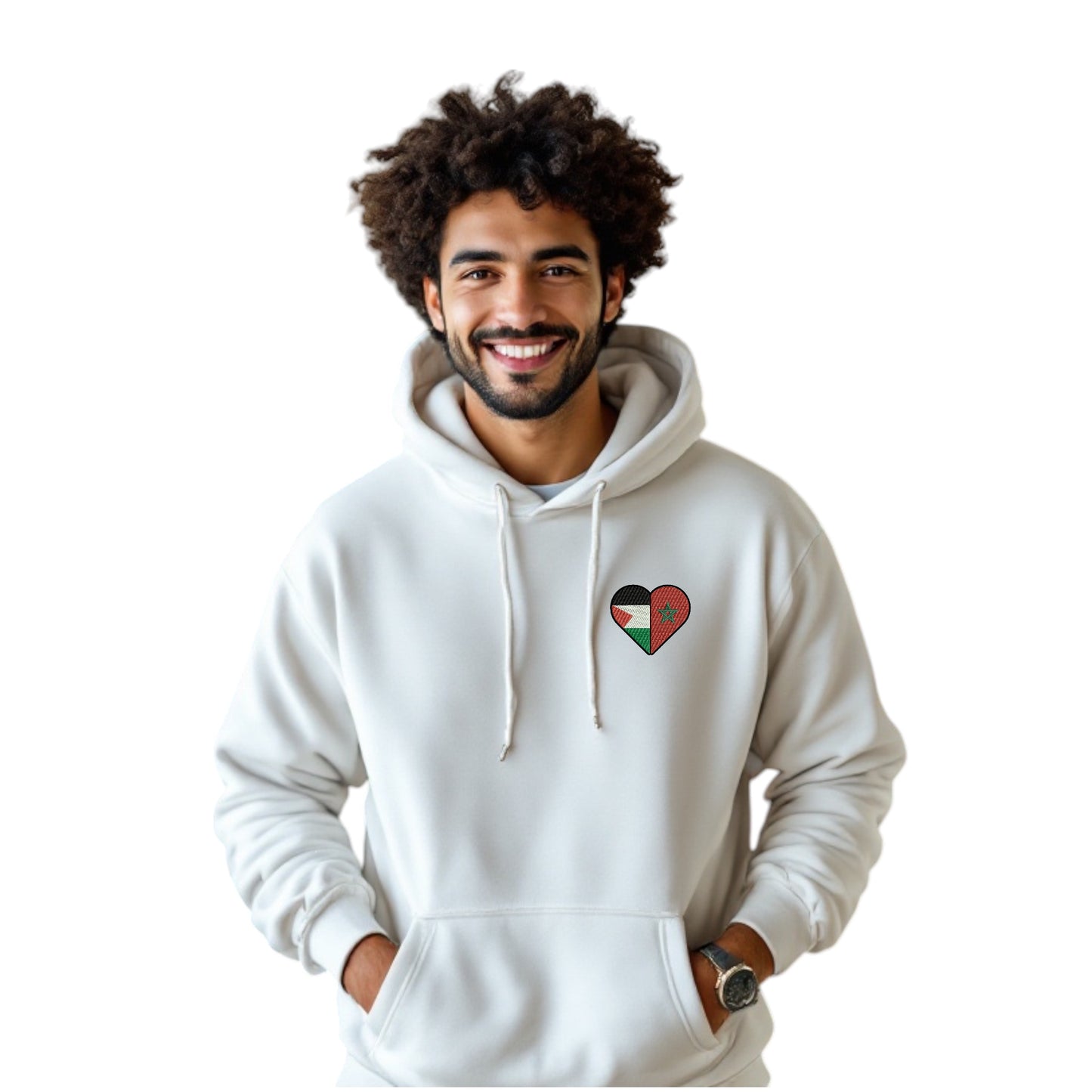 Love Palestine x Morocco Hoodie