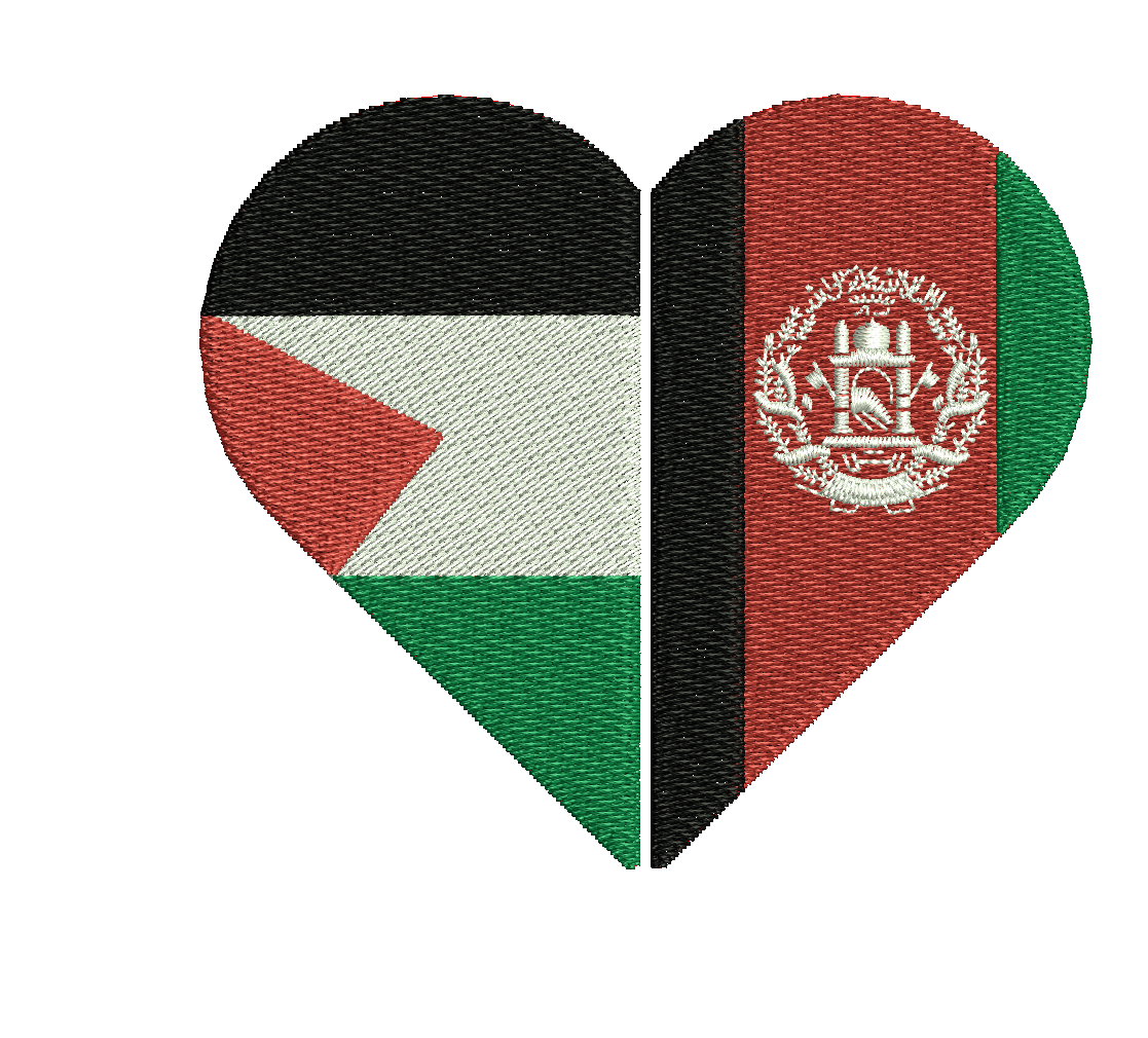 Love Palestine x Afghanistan Hoodie