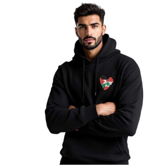 Love Palestine x Lebanon Hoodie