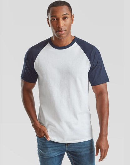 Men's Valueweight Short Sleeve Baseball T-Shirt