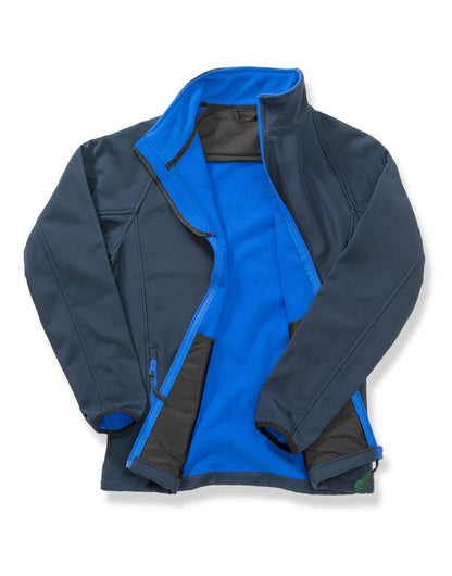 Ladies' Printable Softshell Jacket with Recycled Inner Fleece