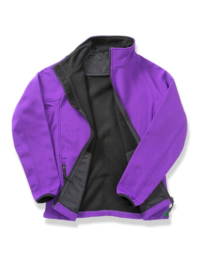 Ladies' Printable Softshell Jacket with Recycled Inner Fleece