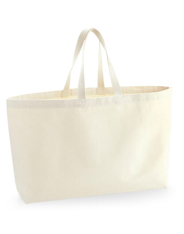 Oversized Canvas Tote Bag