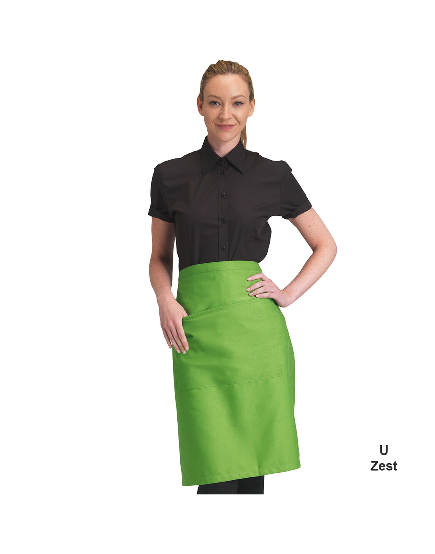 Recycled Waist Apron With Pocket