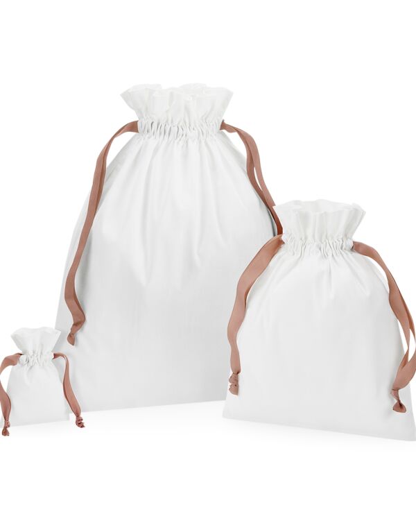 Cotton Bag with Ribbon Cord