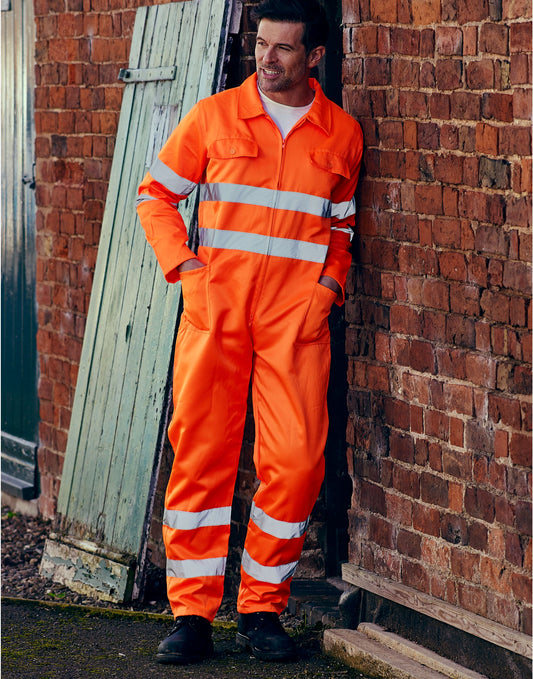 Hi-Vis Polycotton Coverall