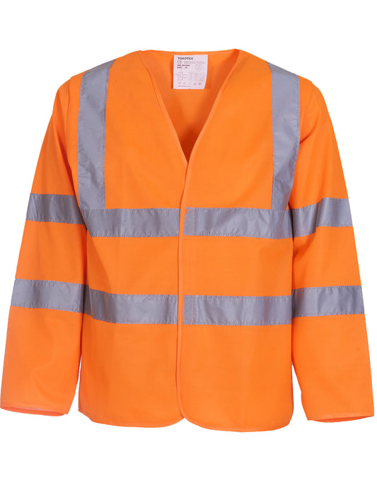 Hi-Vis Long Sleeve Waistcoat