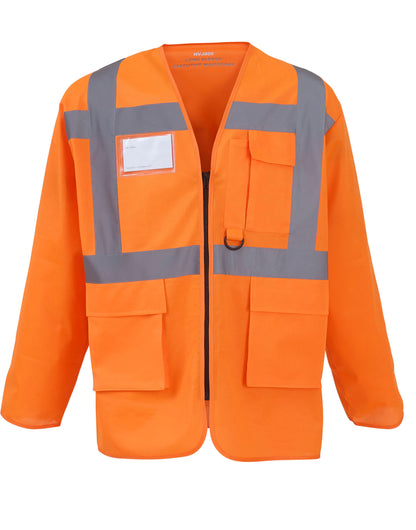 Hi-Vis Executive Long Sleeve Waistcoat