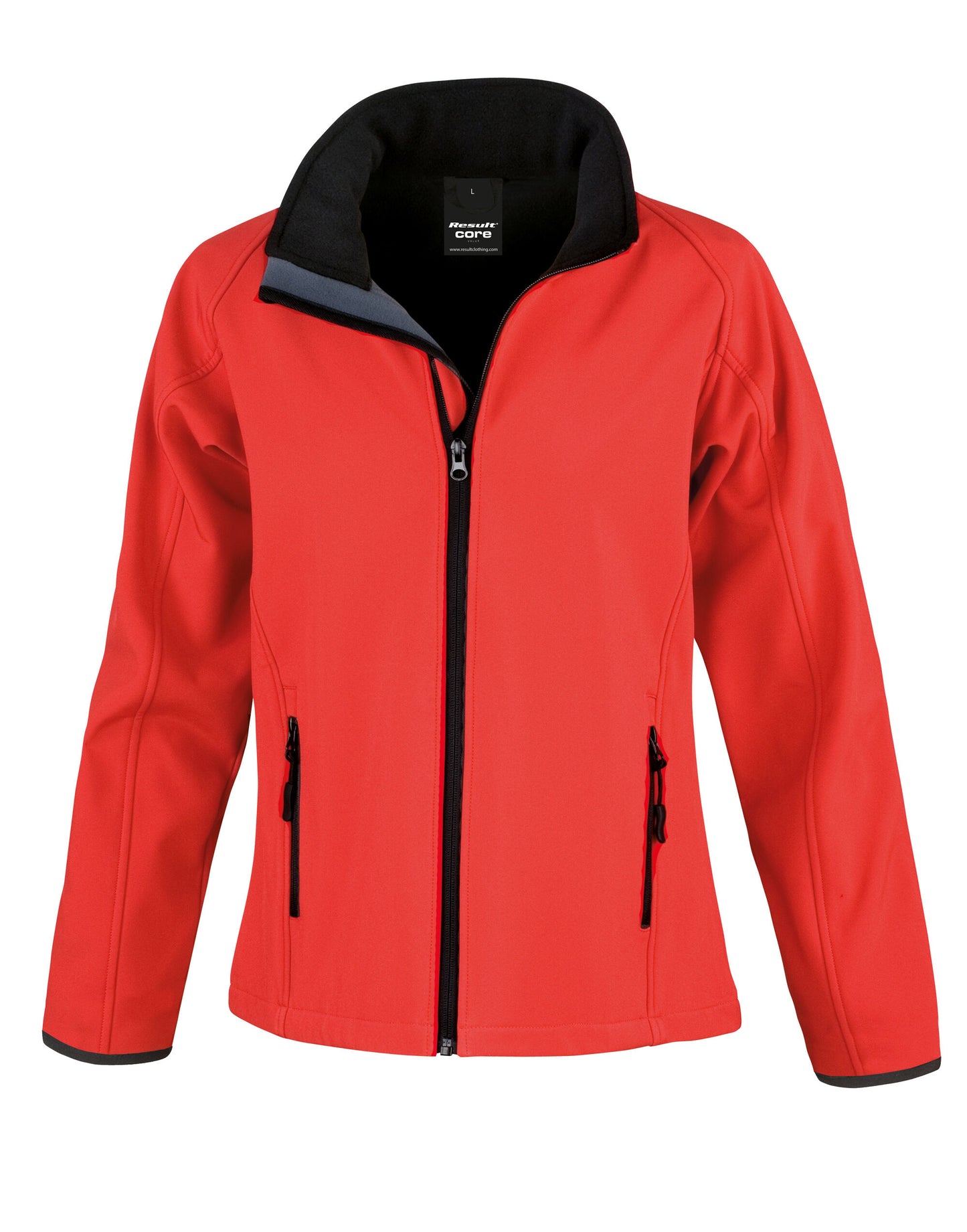 Ladies' Printable Softshell Jacket with Recycled Inner Fleece