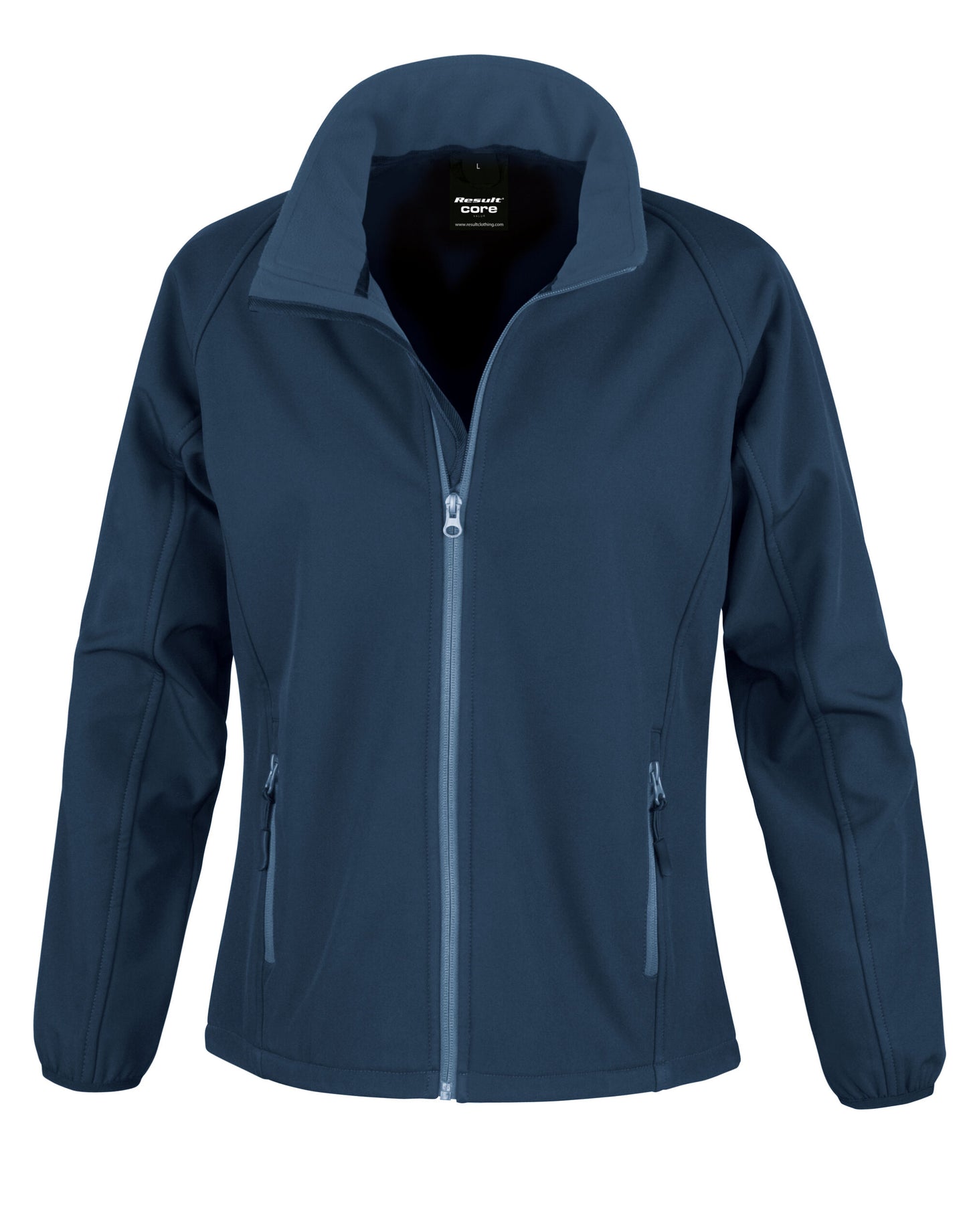 Ladies' Printable Softshell Jacket with Recycled Inner Fleece