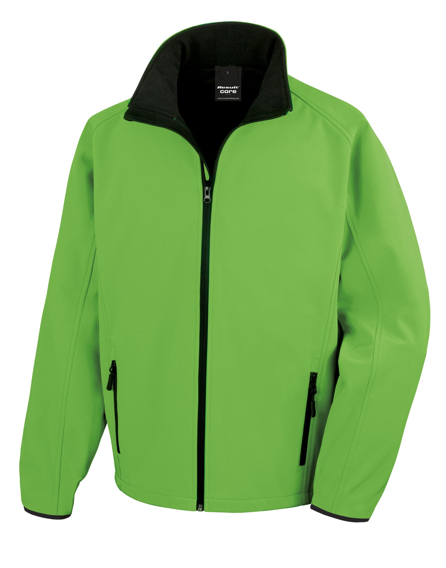 Men's Printable Softshell Jacket with Recycled Inner Fleece