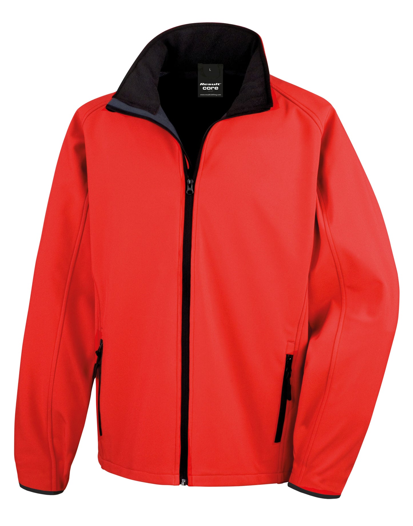 Men's Printable Softshell Jacket with Recycled Inner Fleece