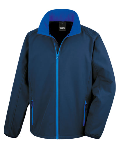 Men's Printable Softshell Jacket with Recycled Inner Fleece