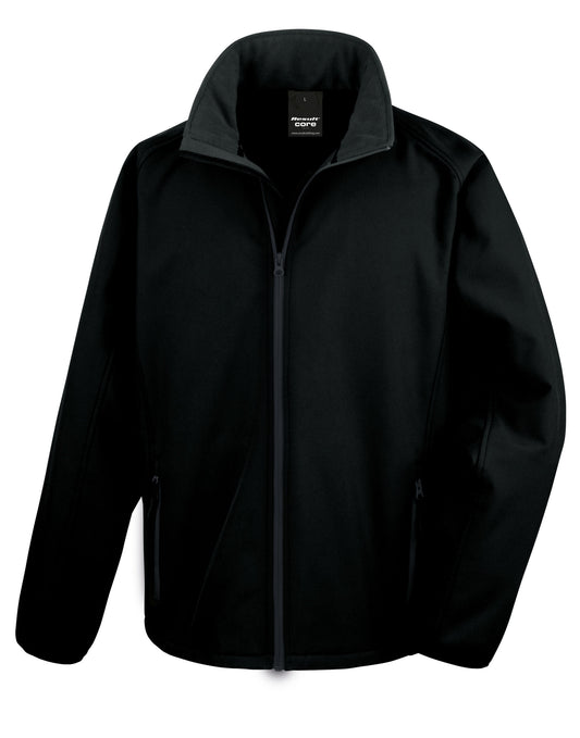 Men's Printable Softshell Jacket with Recycled Inner Fleece