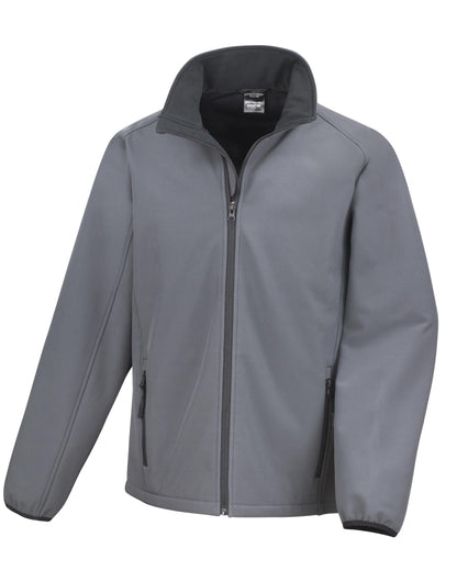 Men's Printable Softshell Jacket with Recycled Inner Fleece