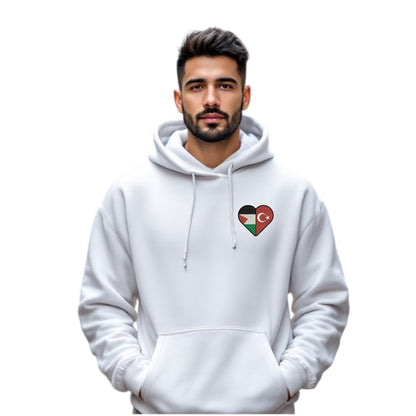 Love Palestine x Turkey Hoodie